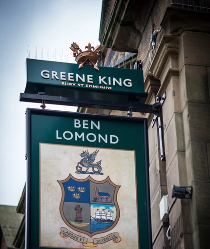 exterior signage of the pub