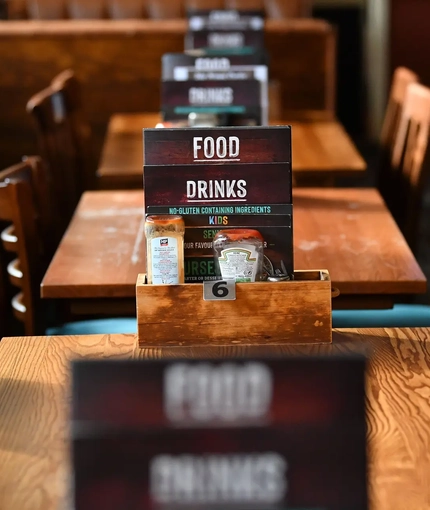 interior restaurant and seating area
