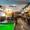 interior of the pub with pool table