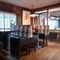 Interior dining area of a pub.