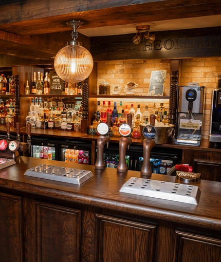 The interior bar at the Old Mill.