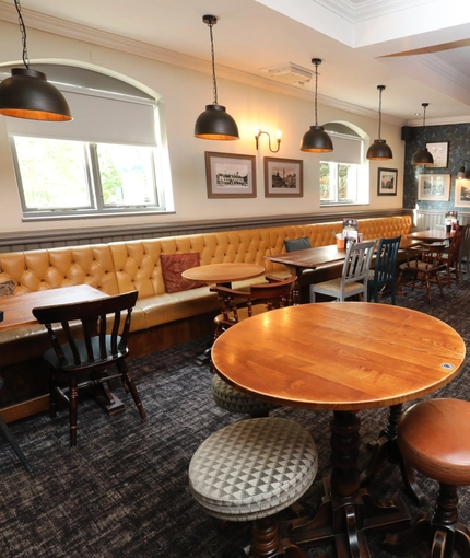 Restaurant area in a pub