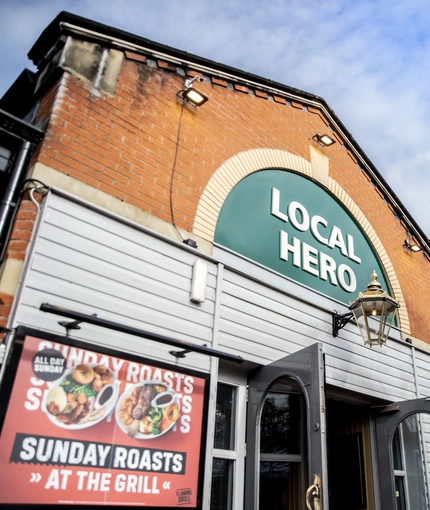 exterior of the pub