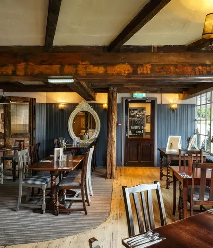 The interior of The De Trafford Arms