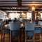 Interior seating area in a pub restaurant