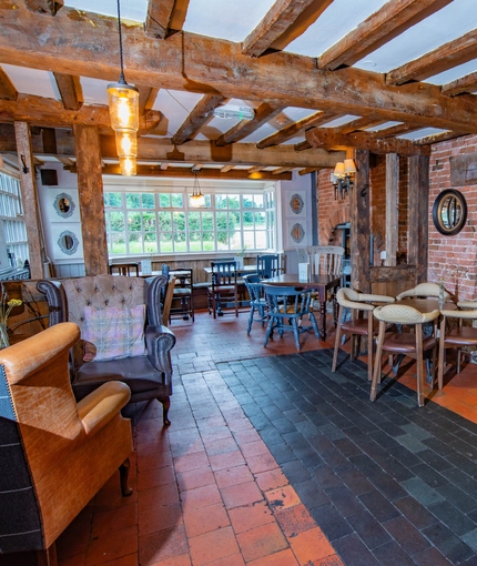 A seating area in The Nags Head.