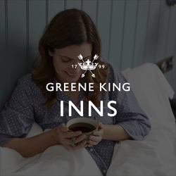 Gk Inns logo tile with overlay