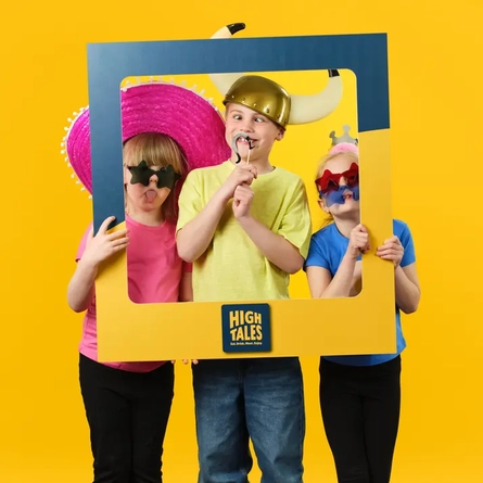 Kids wearing fancy dress