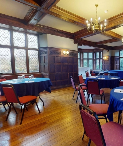The function room of The Rothley Court Hotel.