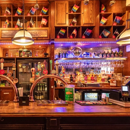 Interior image of the bar