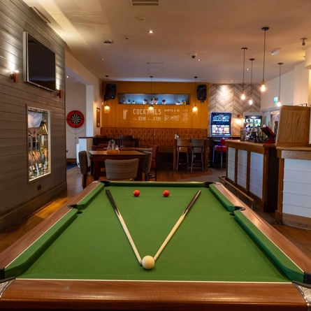 Pub games area in a pub