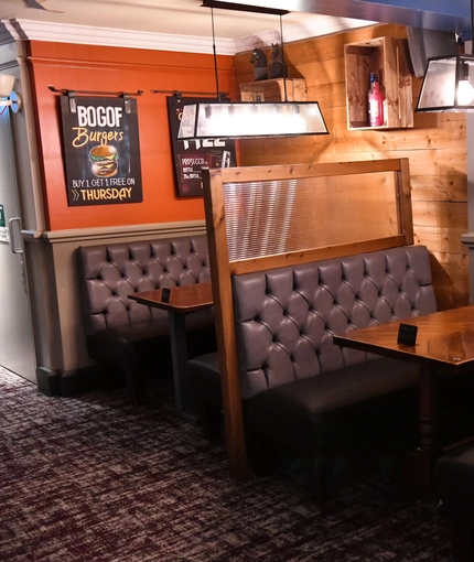 interior seating area