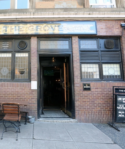 The exterior of the venue