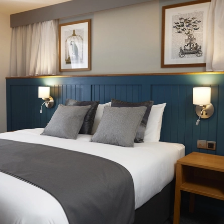 Hotel bedroom interior