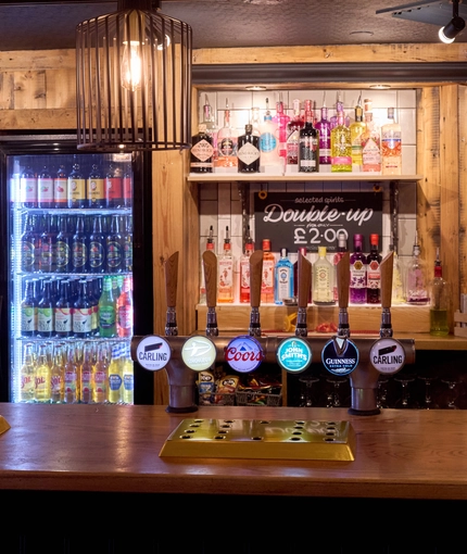 The bar area of the White Horse.