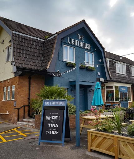 External view of a pub facade