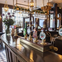 The interior bar at The Bunch Of Grapes.