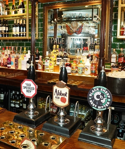 The bar in the Doctors.