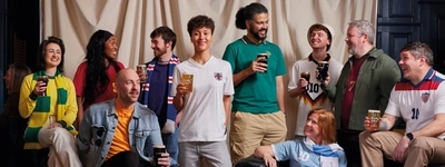 A banner promoting the Football World Cup at selected Greene King venues.