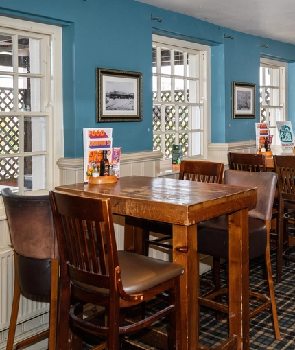 interior of the restaurant