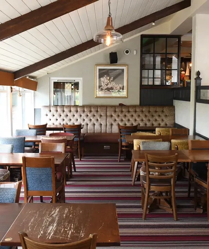 interior restaurant and seating area