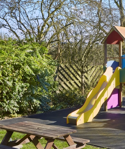 The exterior children's play area at the Snipe.