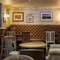 Interior dining area of a pub.