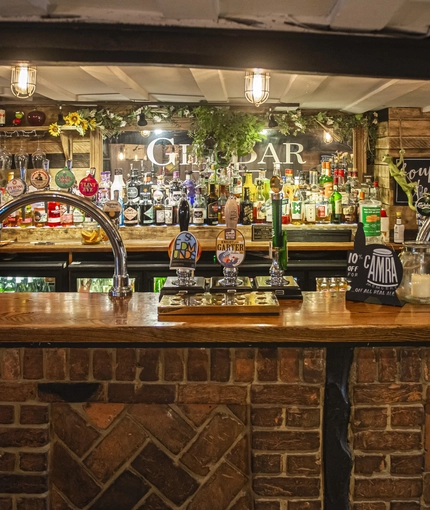 Interior image of bar