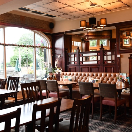 interior dining area of a pub
