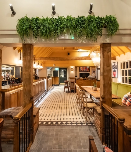 Interior photograph of The Swan