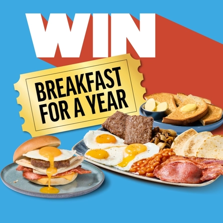 A Banner promoting the Breakfast activation from Hungry Horse.