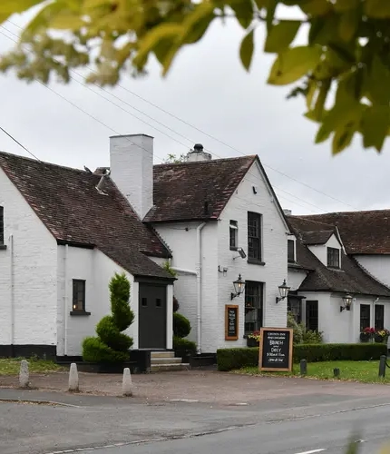 The exterior of The Crown Inn