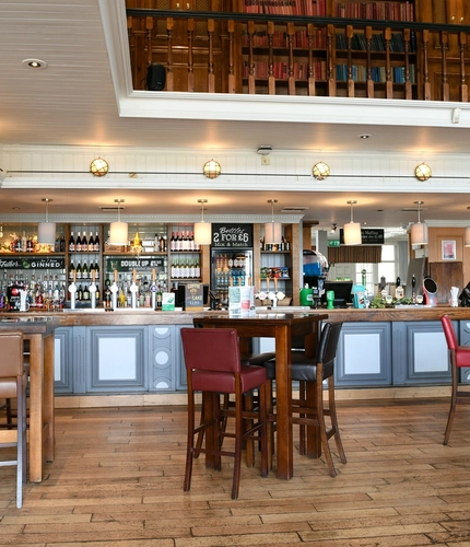 interior seating area