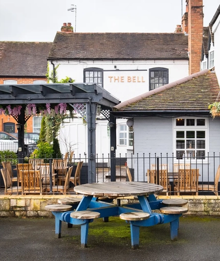 exterior venue with beer garden