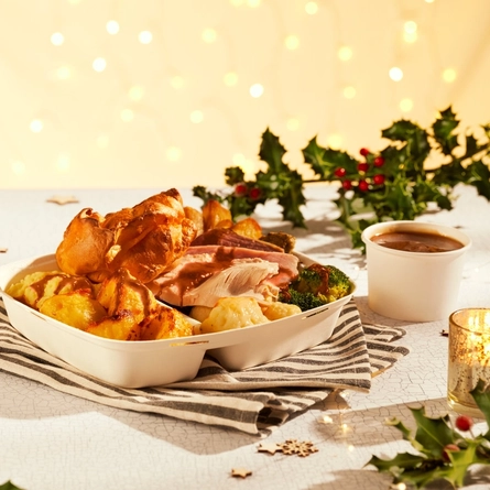 Christmas Carvery in a Takeaway box