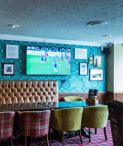 interior seating area