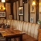 interior restaurant and seating area