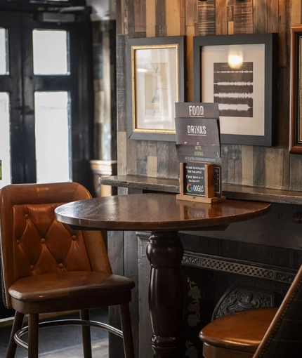 interior seating area