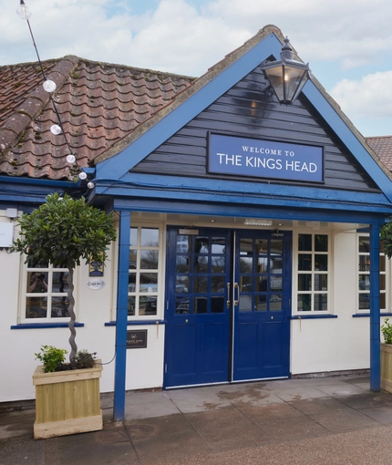 External view of a pub hotel entrance