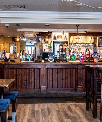 interior bar area of the pub