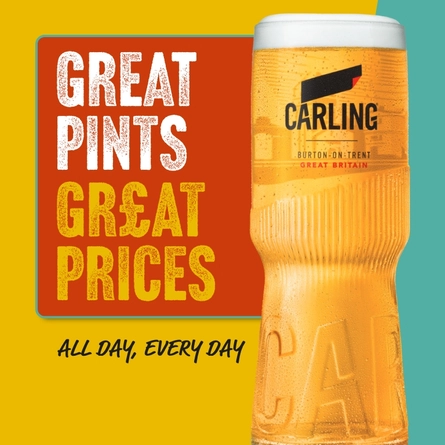 A graphic promoting 'great pints at great prices' at Proper Locals.