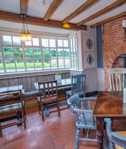 The restaurant area of The Nags Head.