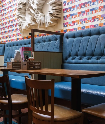 interior restaurant and seating area