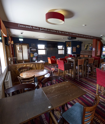 interior restaurant and seating area