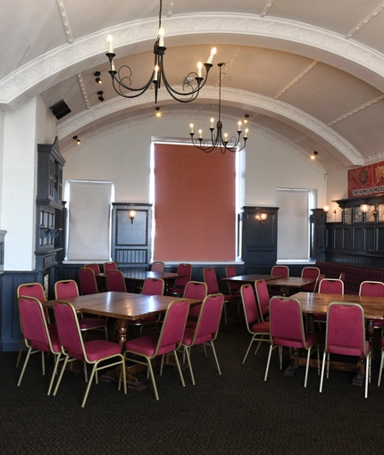 interior restaurant and seating area