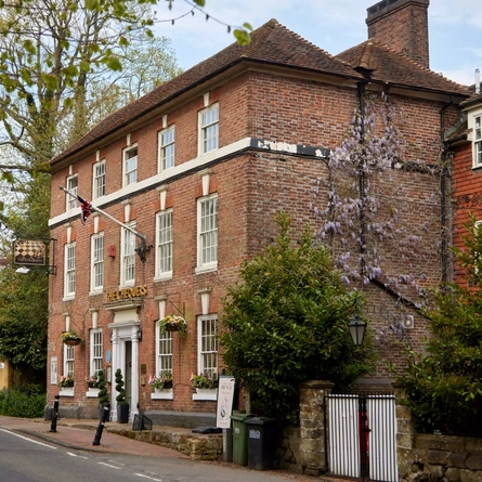 The exterior side view of the venue at The Chequers.