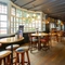 Internal seating area in a pub restaurant