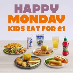 Happy Monday - Kids eat for £1
