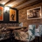 Interior seating area in a pub restaurant