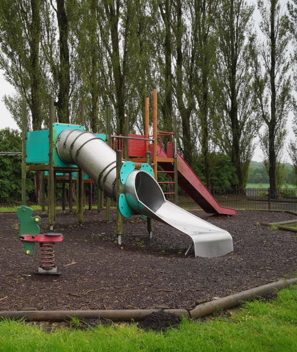 Exterior play area of a pub.